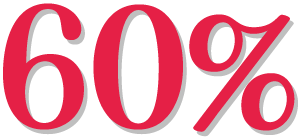 60 percent