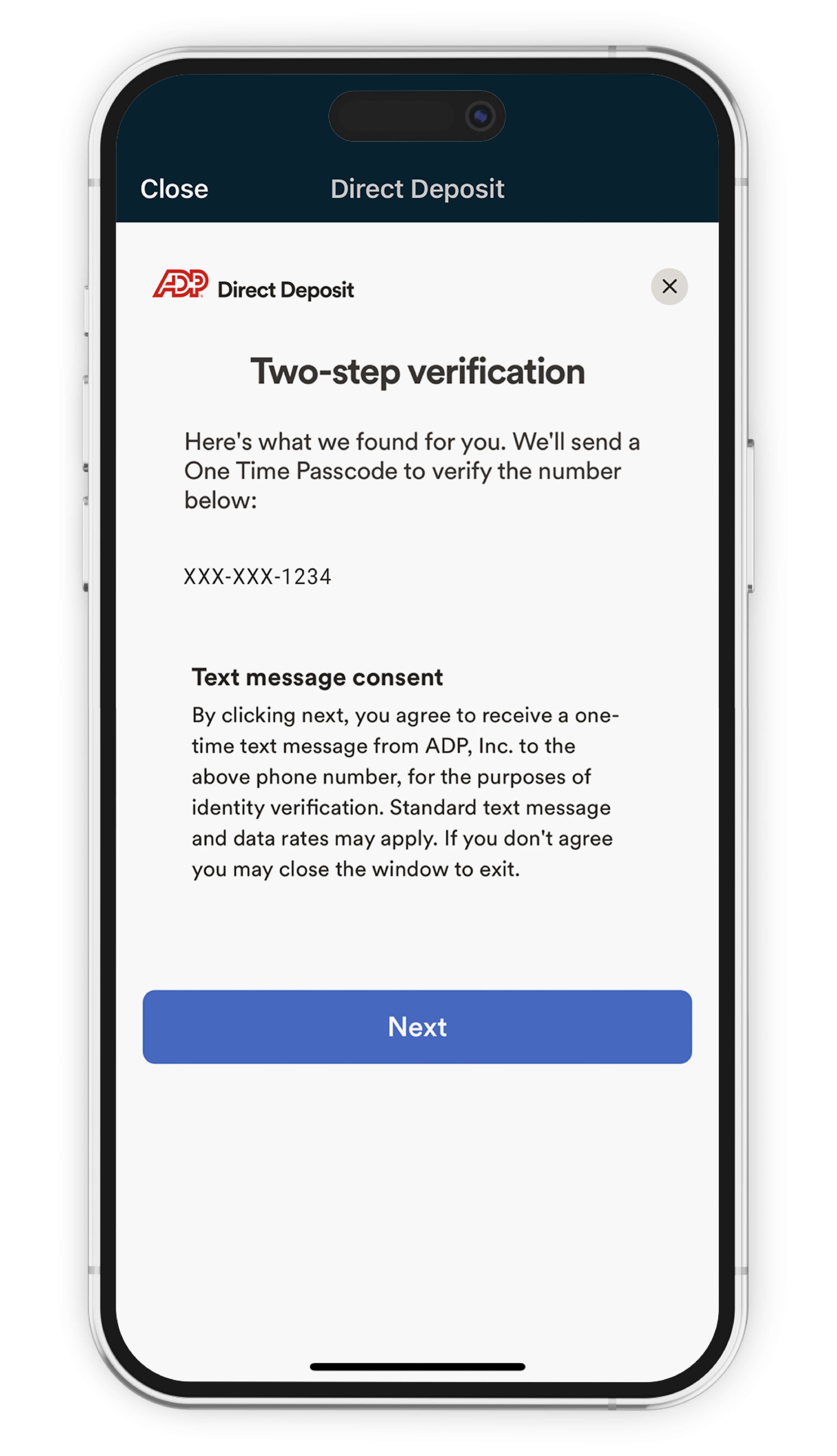 Two-step verification