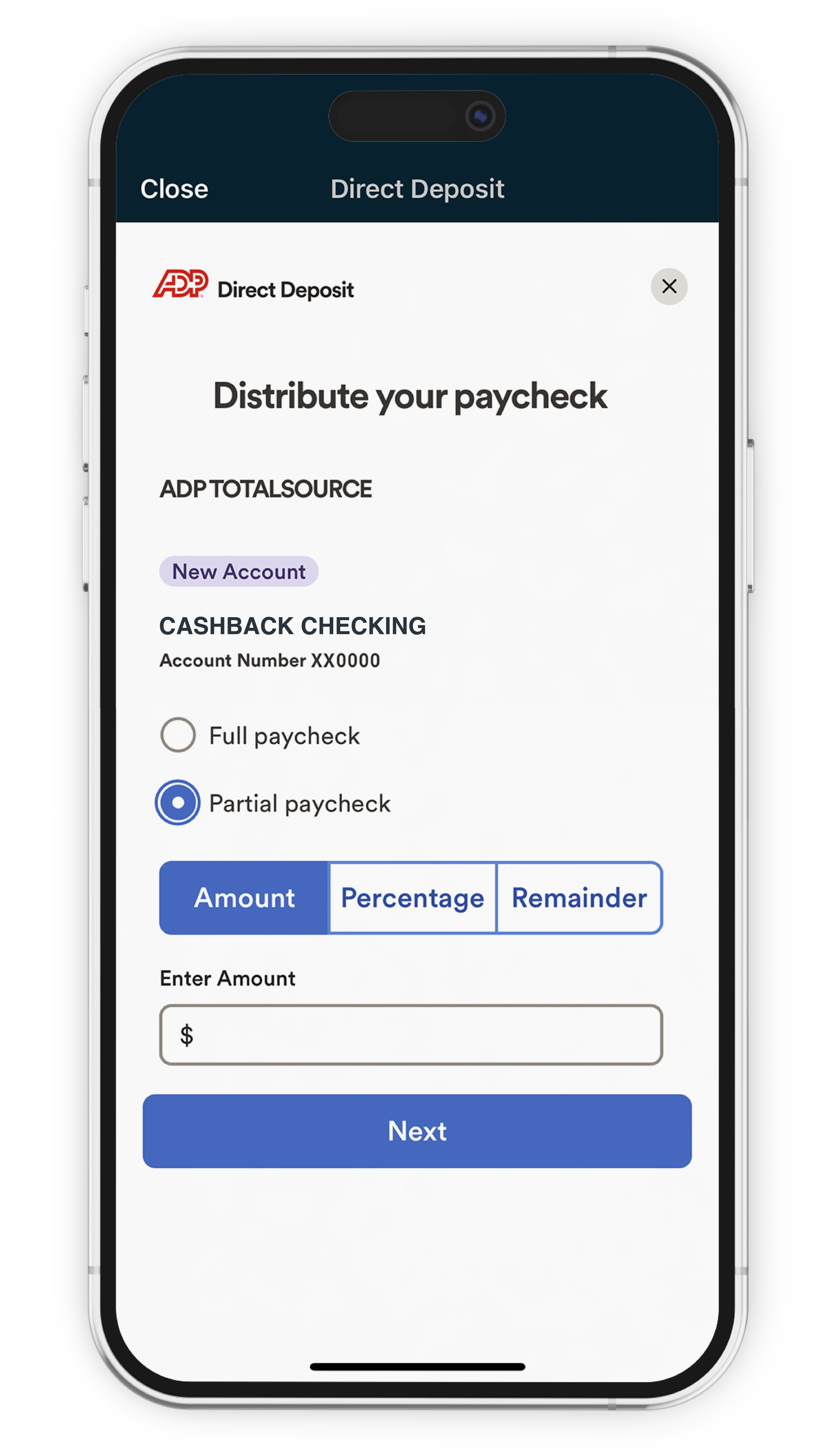 Distribute your paycheck