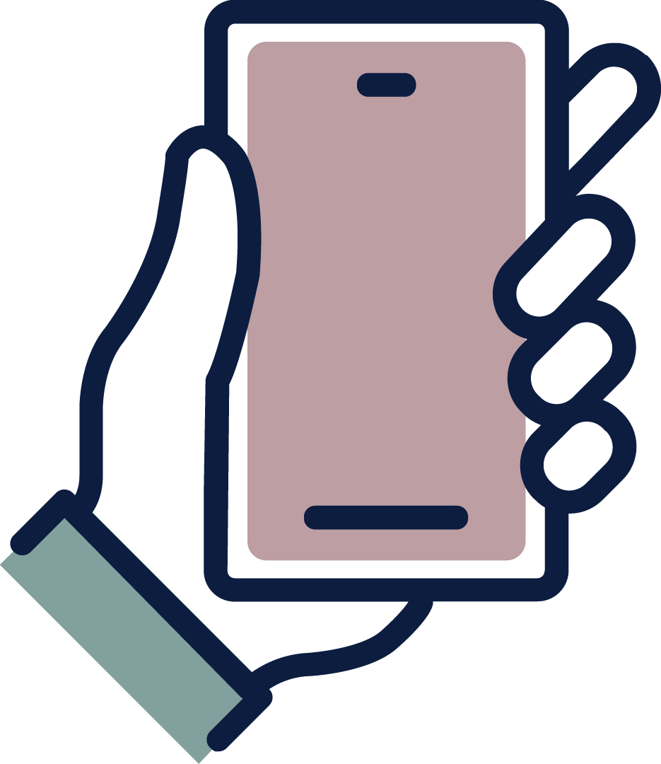 Hand with a phone