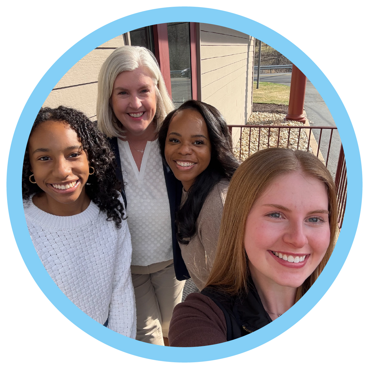 Robyn and Crystal with Daughters
