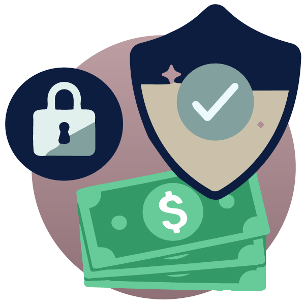 Safe and secure icon