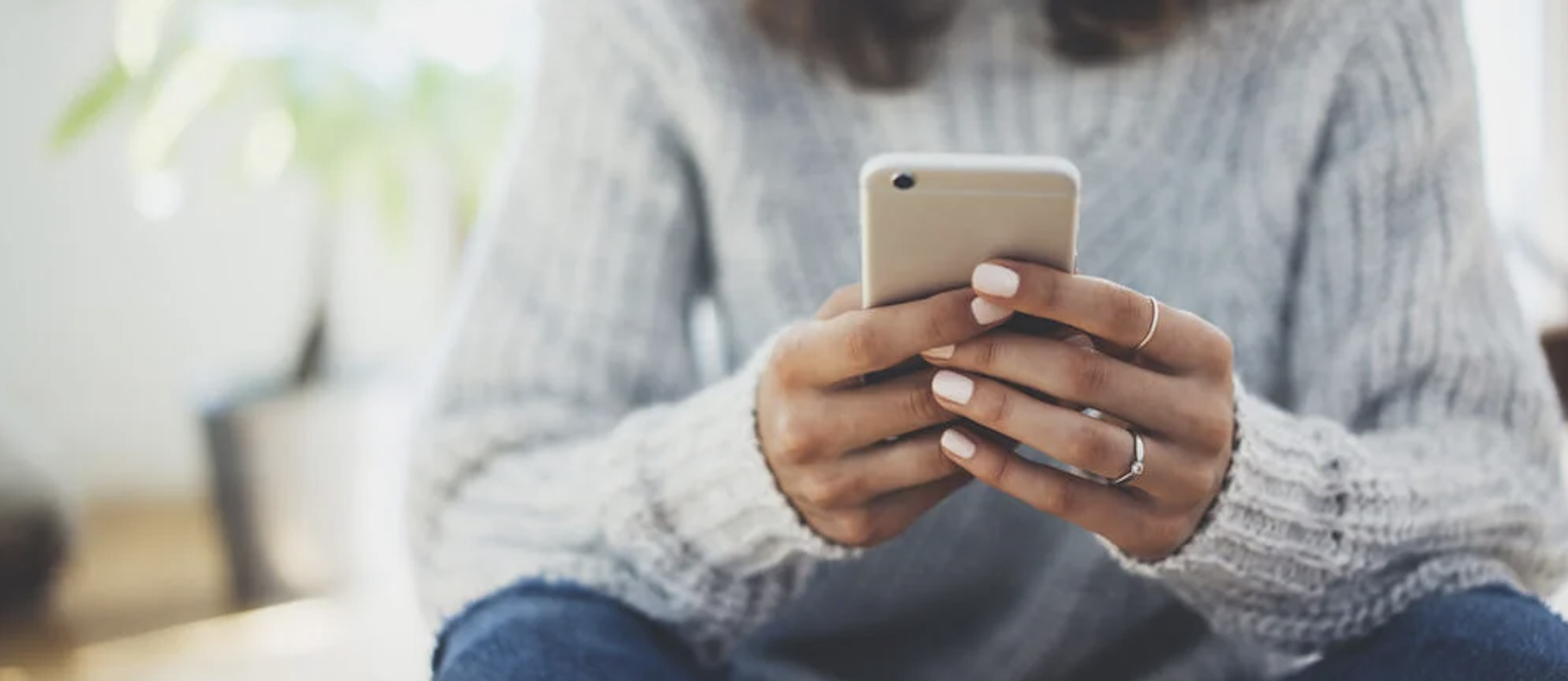 Woman on a cell phone