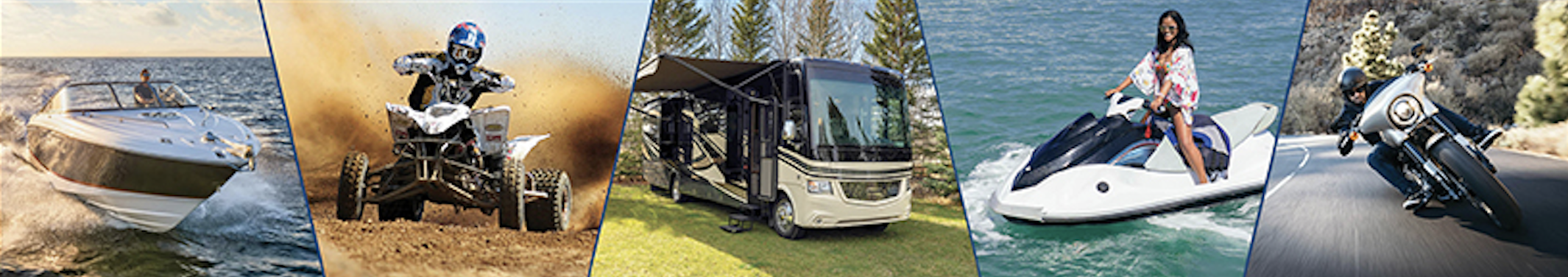 Various recreational vehicles