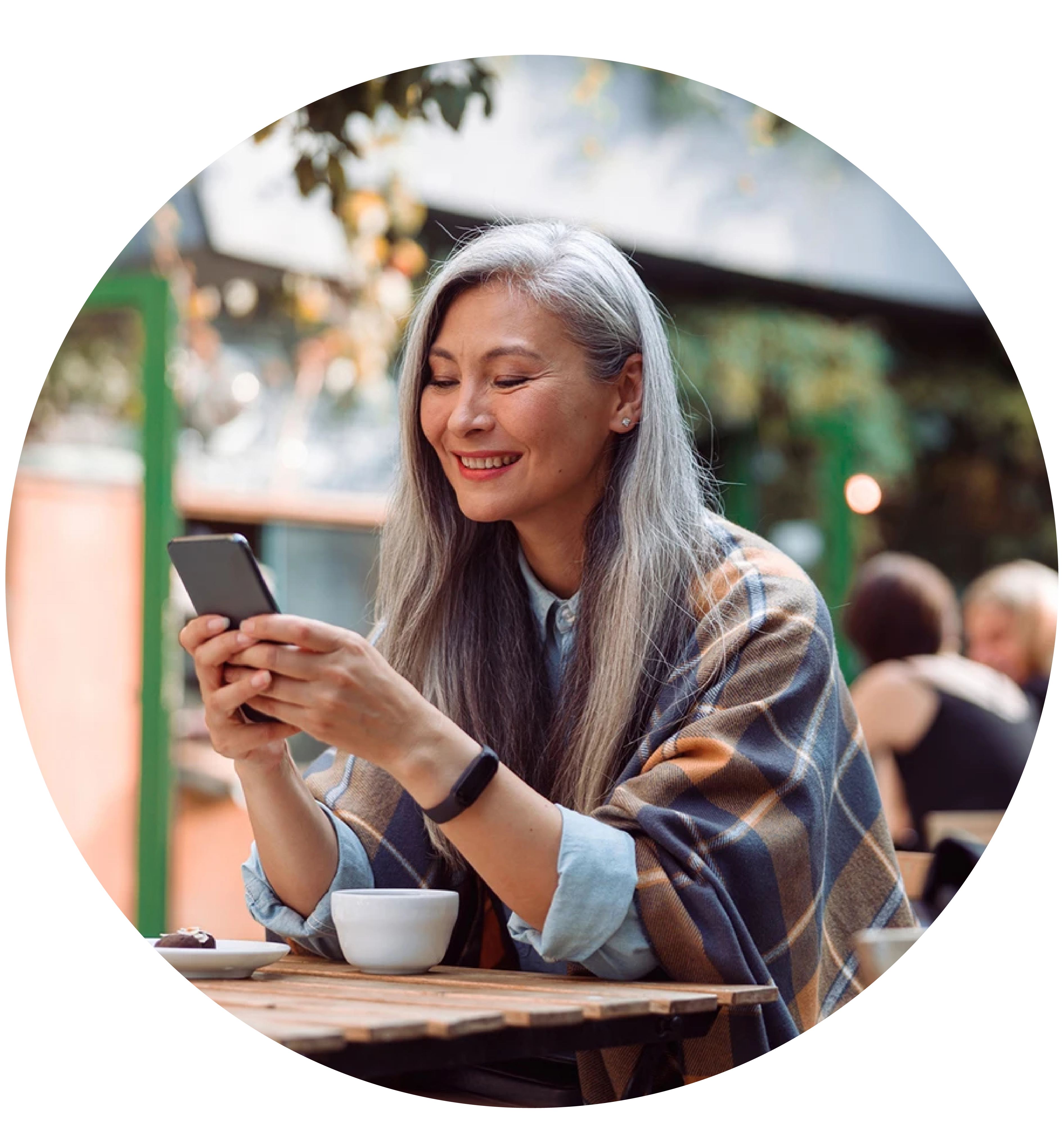 Woman on phone